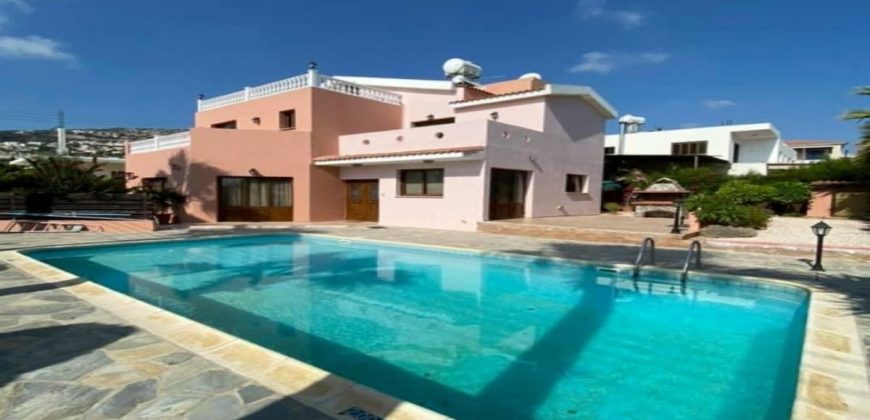 Paphos Peyia 4 Bedroom Villa For Rent GRP036