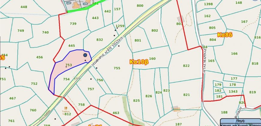 Paphos Kathikas Land Residential For Sale BC490