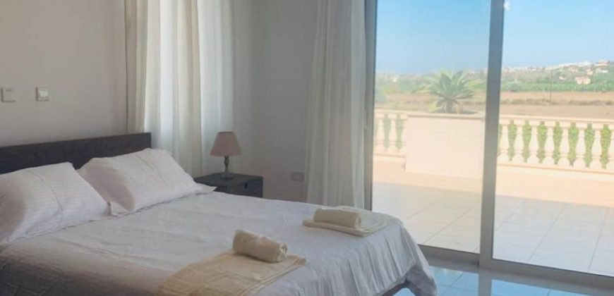 Paphos Peyia Sea Caves 5 Bedroom Villa For Rent Private BC498