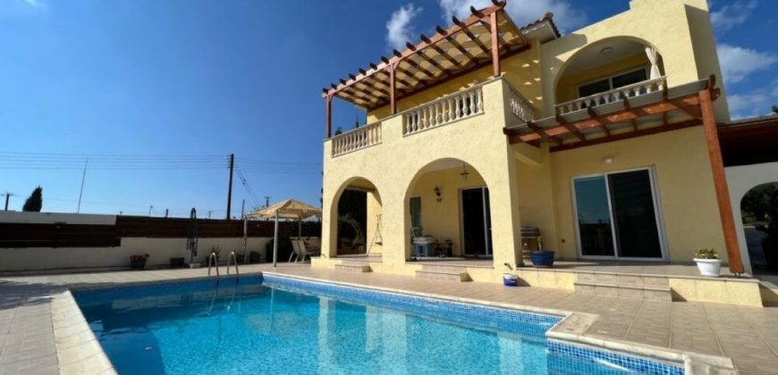 Paphos Peyia Sea Caves 3 Bedroom Villa For Sale GWHSD012
