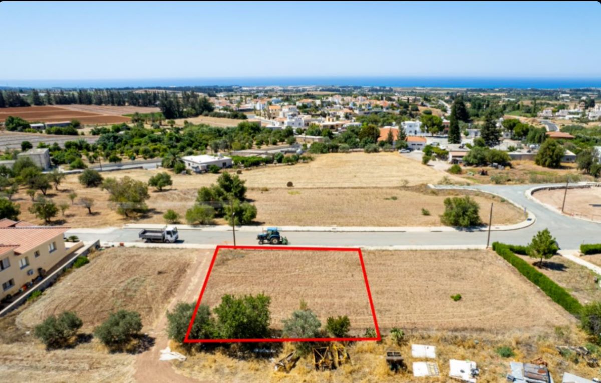 Paphos Anarita Land Plot For Sale BCK030