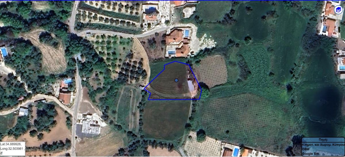 Paphos Polemi Land Residential For Sale PTN005
