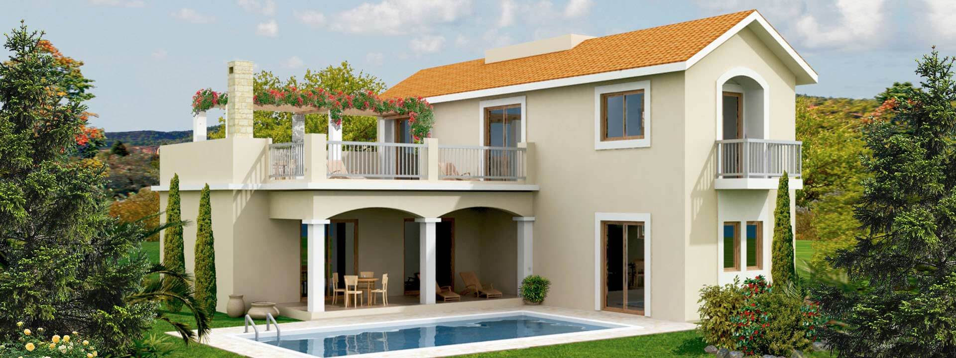 Limassol Monagroulli Hills 3 Bedroom Villa For Sale RSD0329