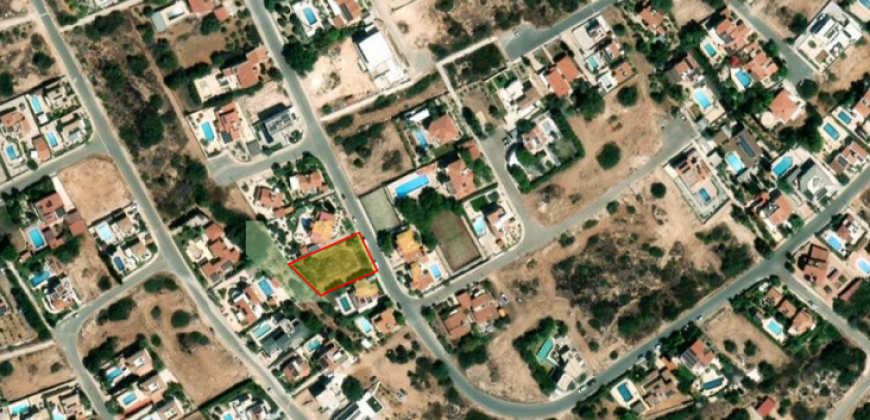 Paphos  Plot For Sale MYM10288