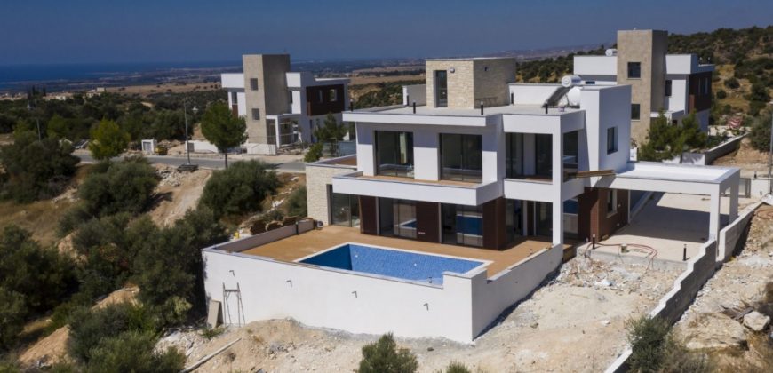 Paphos Kouklia Secret Valley 4 Bdr Detached Villa Off-Plan For Sale WWR30093