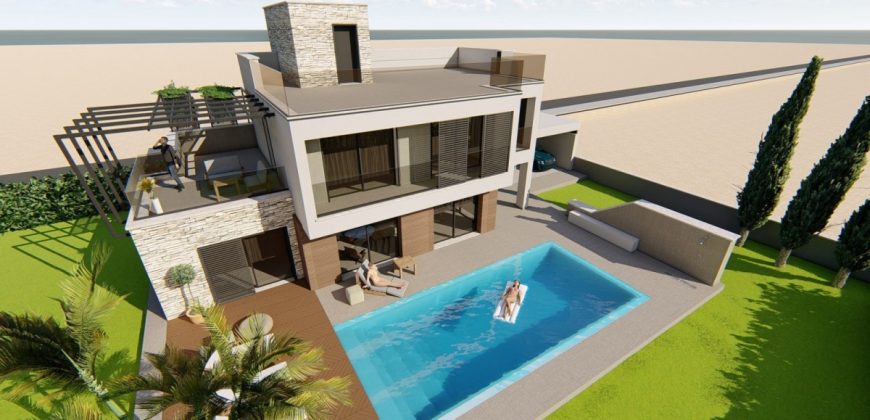 Paphos Kouklia Secret Valley 4 Bdr Detached Villa Off-Plan For Sale WWR30093