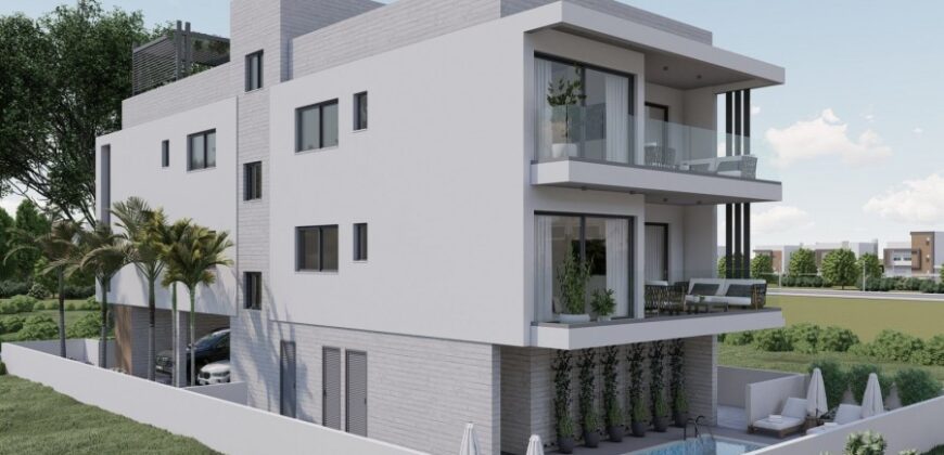 Kato Paphos Universal 2 Bedroom Apartment For Sale BSH32501