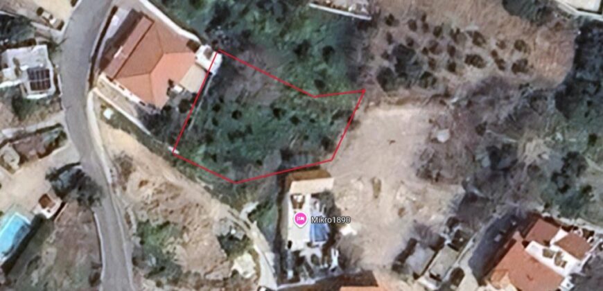 Paphos Mesogi  Residential Land For Sale DTC3590