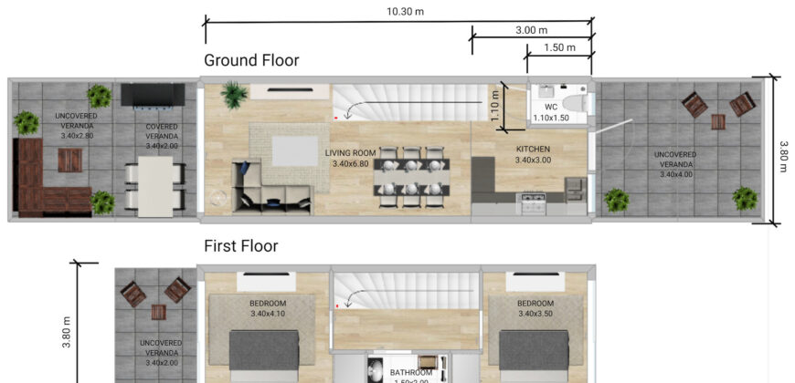 Paphos TOK Townhouse For Sale TPH4242