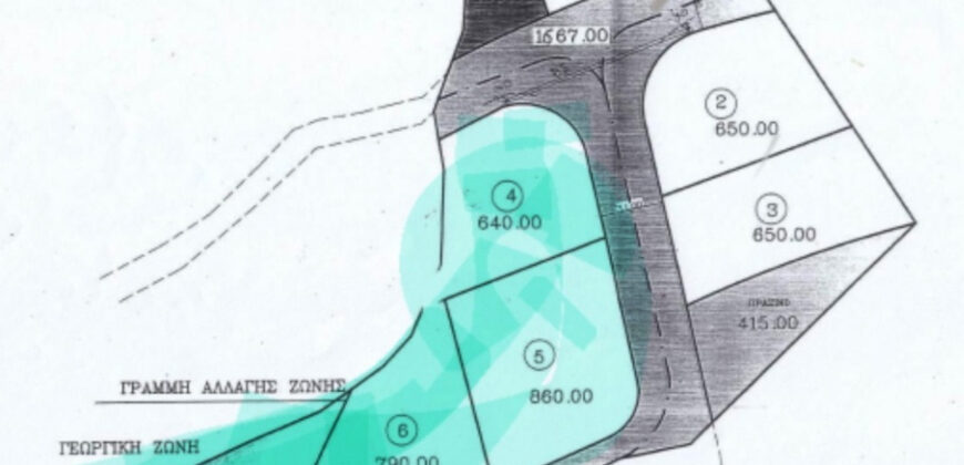 Paphos Polemi Building Plot For Sale TPH5279