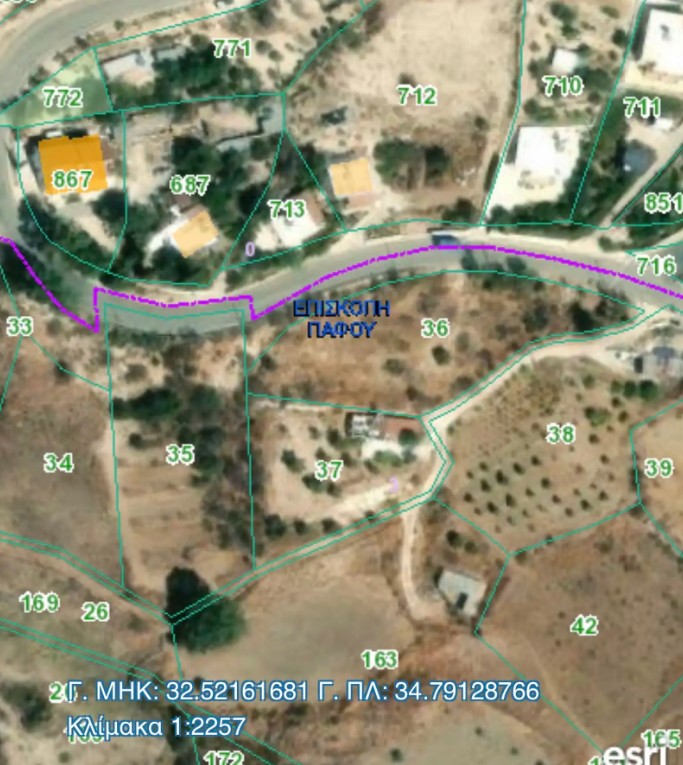 Paphos Episkopi  Residential Land For Sale DTC4062