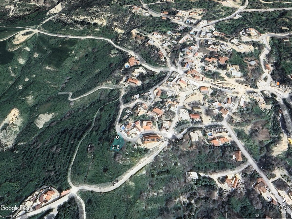 Paphos Armou Land Plot For Sale BC692