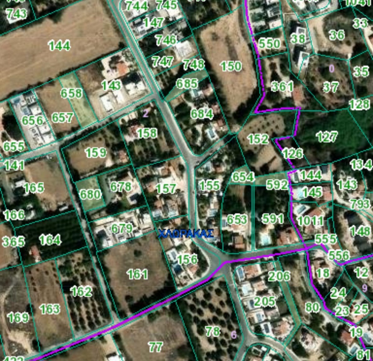 Paphos Chlorakas  Land with permits For Sale DTC4703