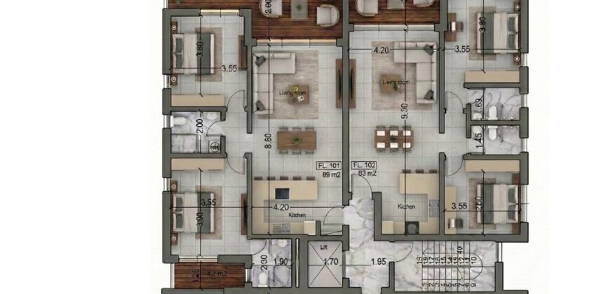 Paphos Koloni 2Bdr Apartment For Sale DTC4660