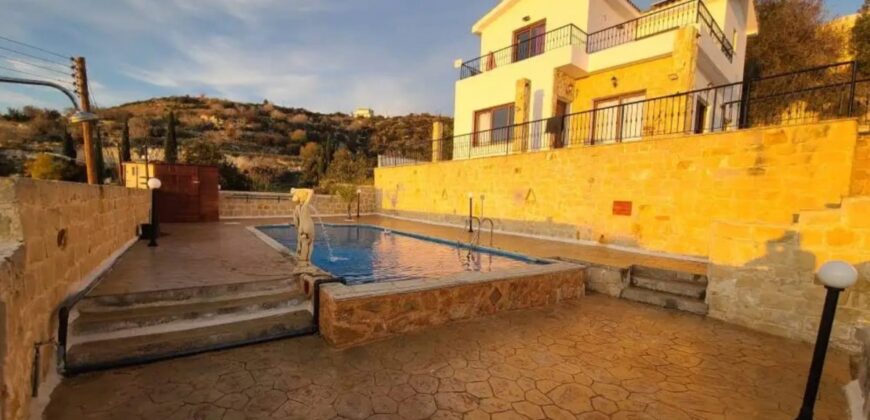 Paphos Tsada 4Bdr Detached Villa For Sale DTC4700