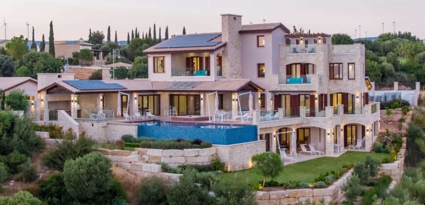Paphos Aphrodite Hills 6Bdr Detached Villa For Sale SKR18357