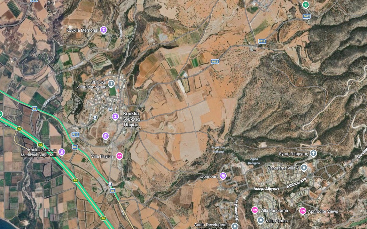 Paphos Kouklia  Residential Land For Sale DTC4861