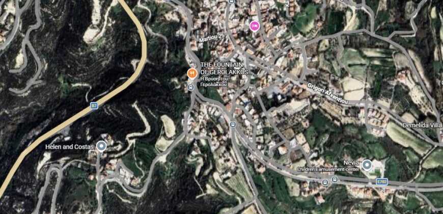 Paphos Tsada  Residential Land For Sale DTC4827