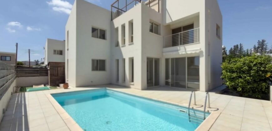 Paphos Anarita 4Bdr Detached Villa For Rent DTC5012