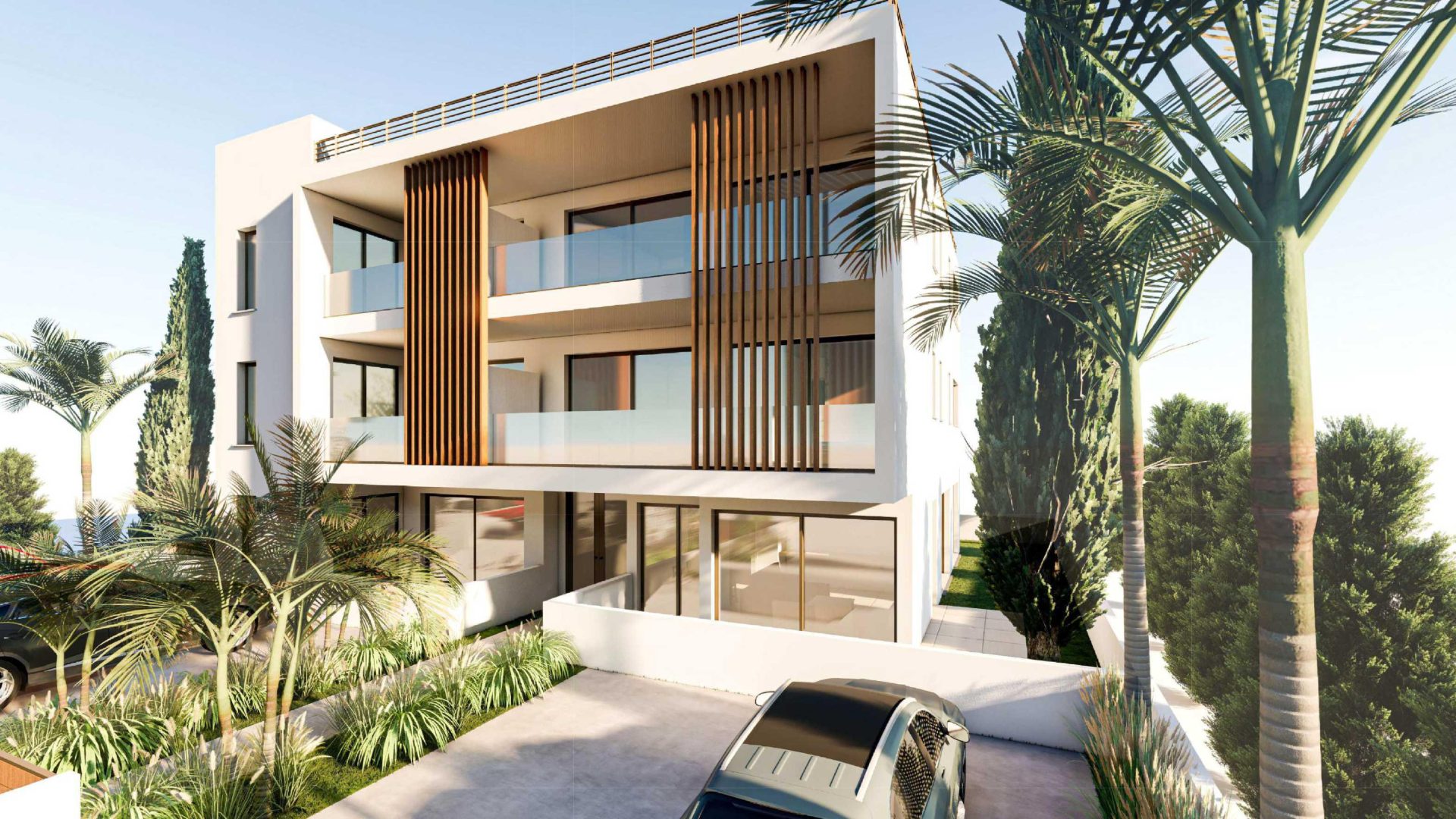 Paphos Geroskipou 2 Bedroom Apartments / Penthouses For Sale LPT58456