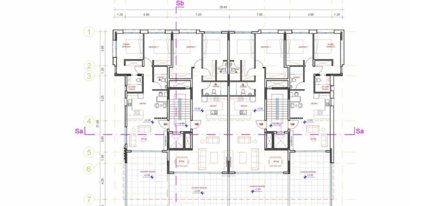 Paphos Kissonerga 2Bdr Apartment For Sale DTC4997