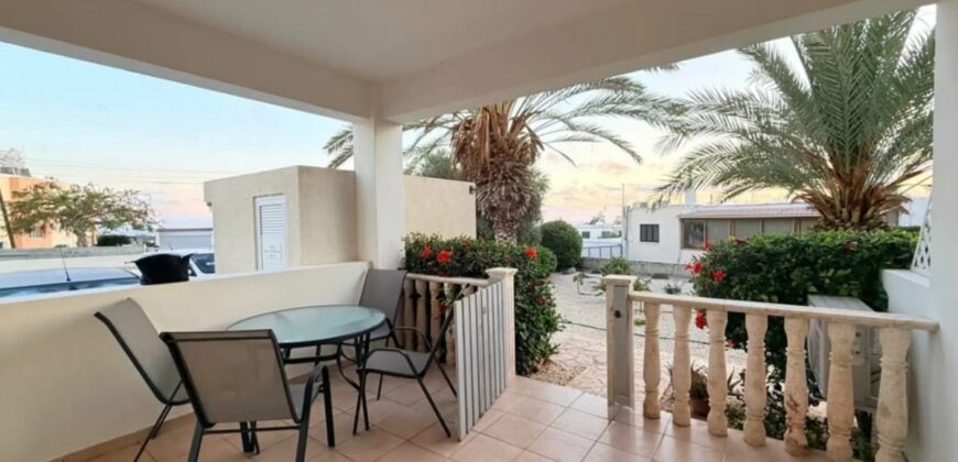 Paphos Kissonerga 3Bdr Ground Floor Apartment For Rent DTC5226