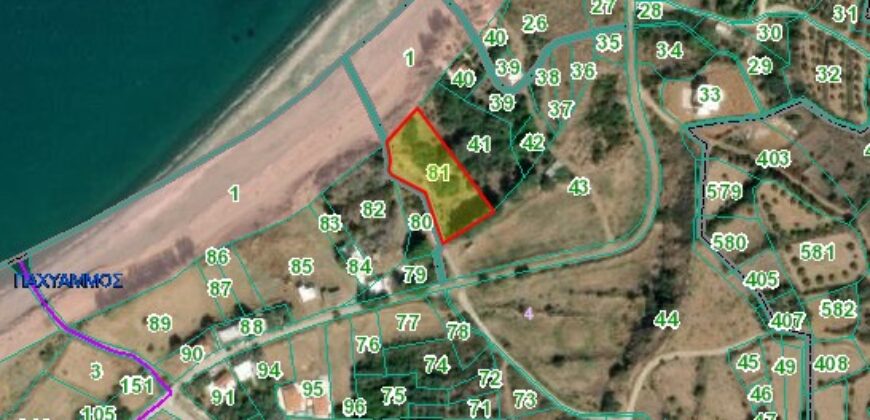 Paphos Pomos  Residential Land For Sale DTC5040