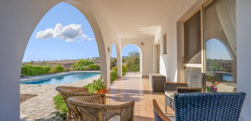 Paphos Kathikas 4 Bedroom Villa For Sale KW7YA0001S