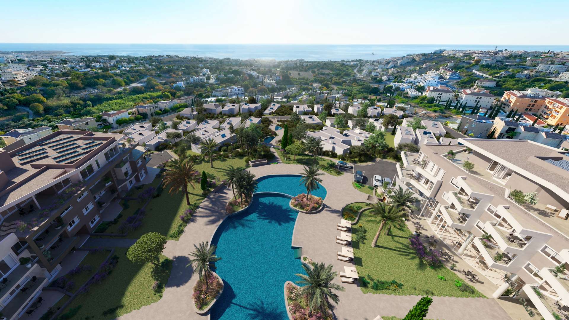 Paphos Chloraka 3 Bedroom Apartments / Penthouses For Sale LPT64830