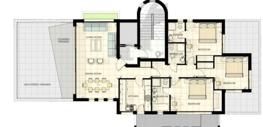 Paphos Chlorakas 3Bdr Penthouse Apartment For Sale VLSLEPVG-B7301