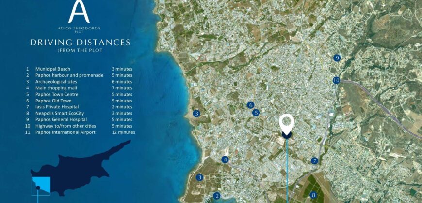 Paphos (City Centre) Plots & Land Parcels For Sale LPT25643