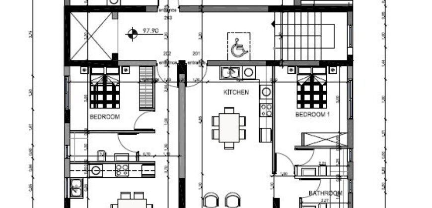 Paphos Geroskipou 3Bdr Apartment For Sale DTC5313