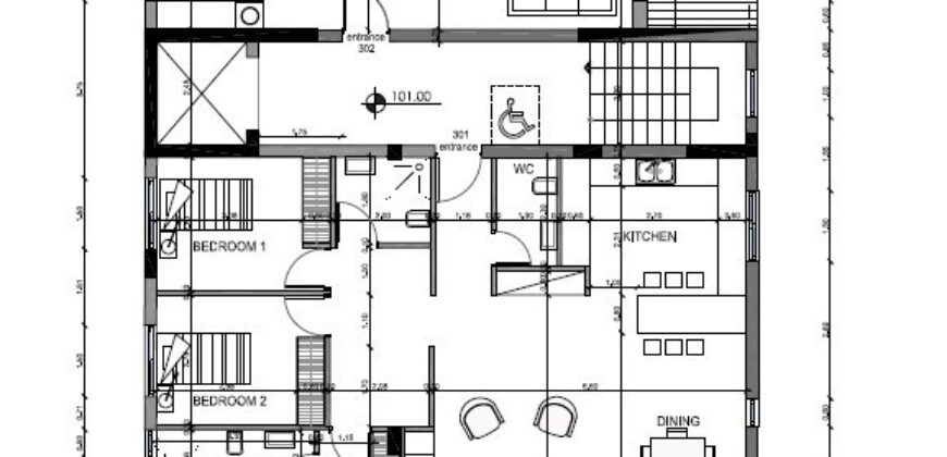 Paphos Geroskipou 3Bdr Apartment For Sale DTC5313