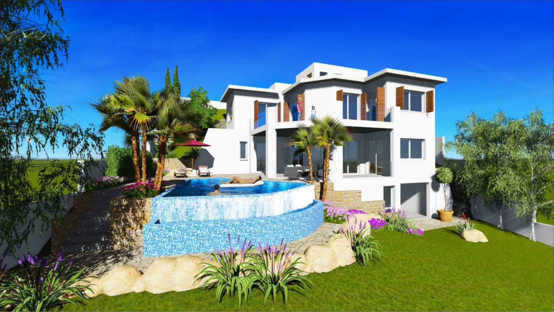 Paphos Kamares Village 3 Bedroom Villas / Houses For Sale LPT65645