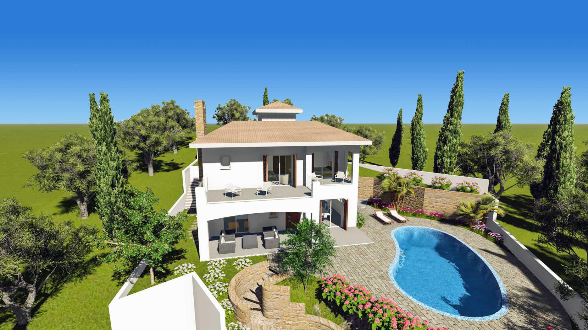 Paphos Kamares Village 4 Bedroom Villas / Houses For Sale LPT10975