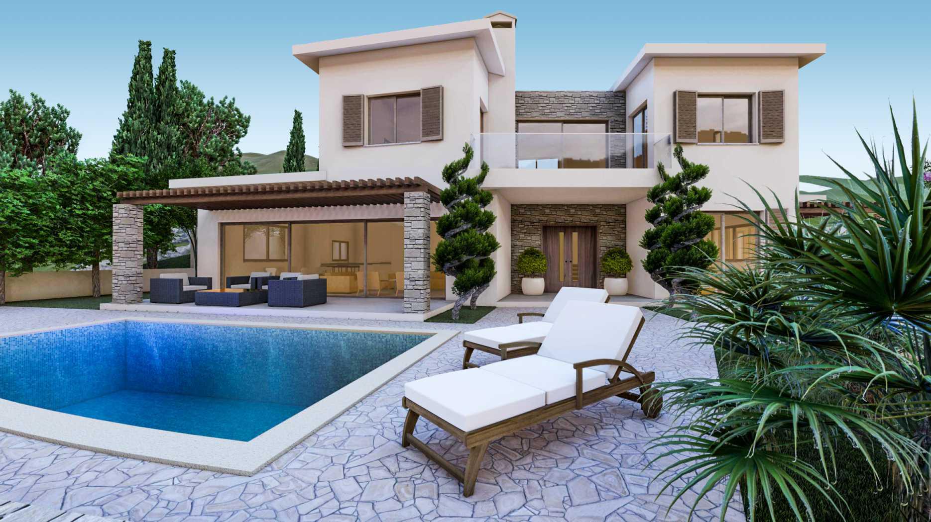 Paphos Kamares Village 4 Bedroom Villas / Houses For Sale LPT14469
