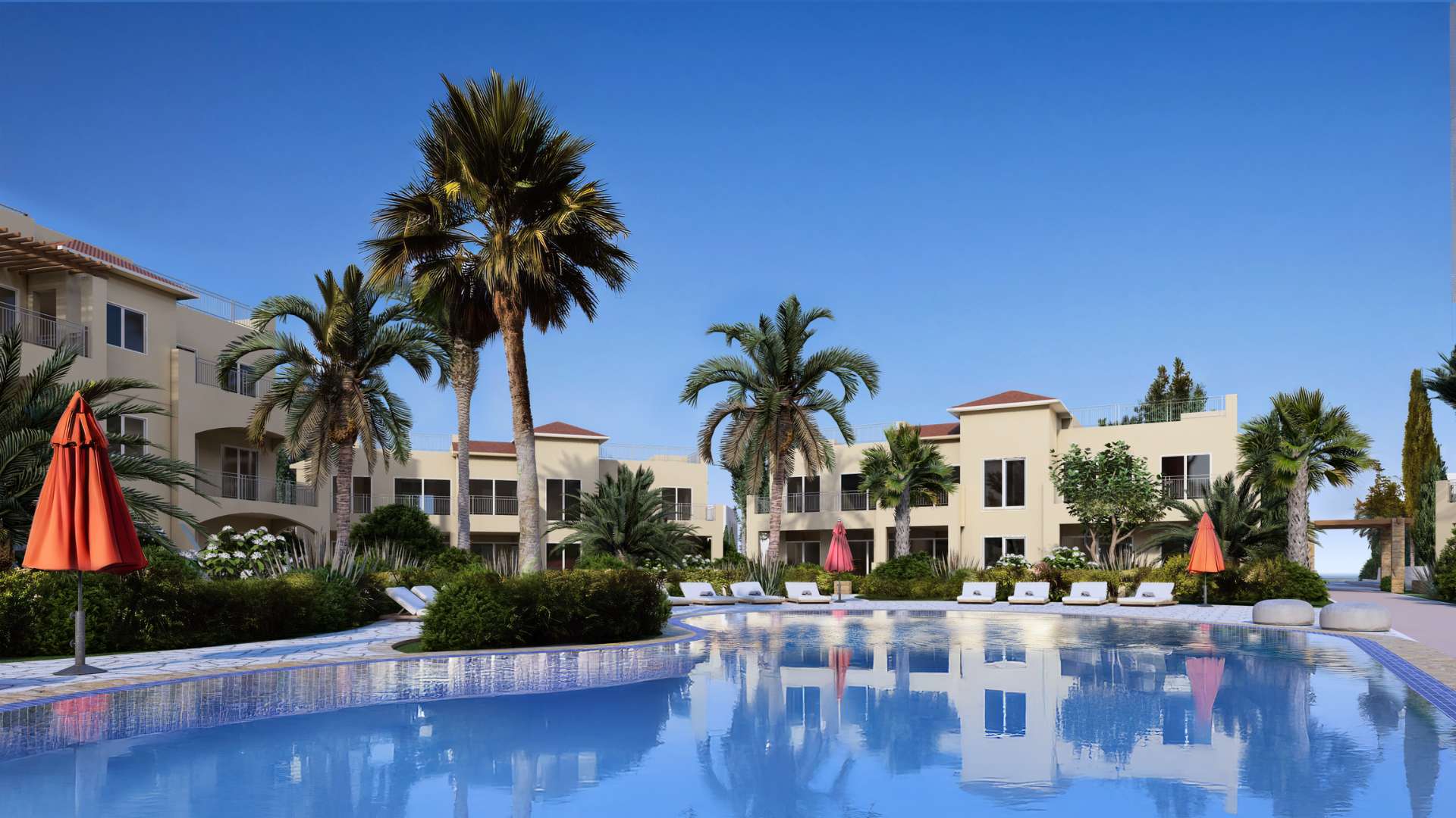 Paphos Mandria 2 Bedroom Apartments / Penthouses For Sale LPT71223