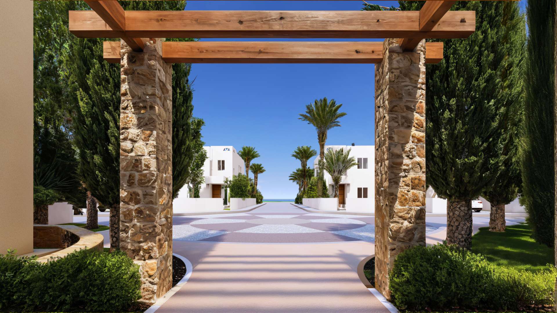 Paphos Mandria 2 Bedroom Apartments / Penthouses For Sale LPT77146