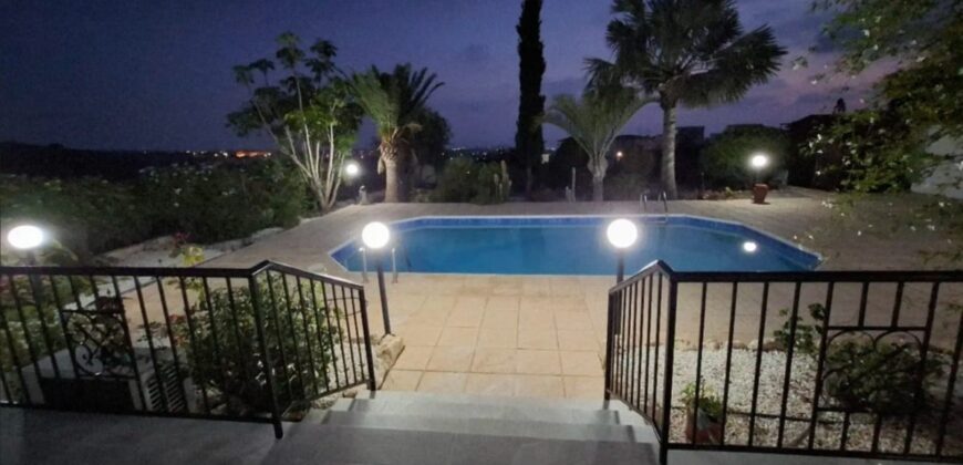 Paphos Tala 4Bdr Detached Villa For Rent DTC5250