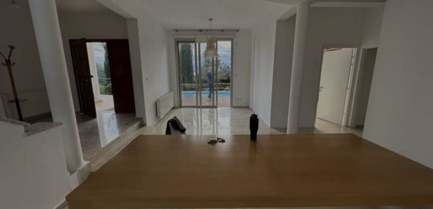 Paphos Tala 4Bdr Detached Villa For Rent DTC5251