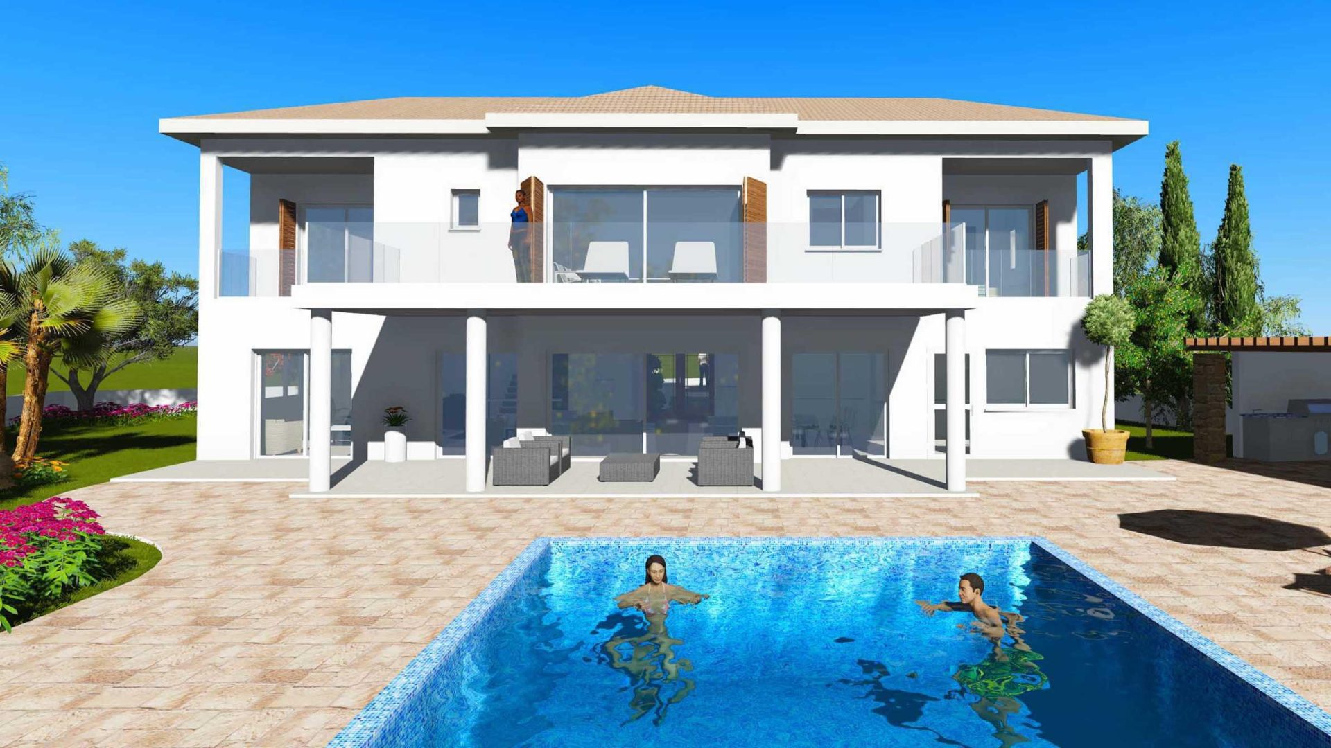 Paphos Tsada 4 Bedroom Villas / Houses For Sale LPT15531