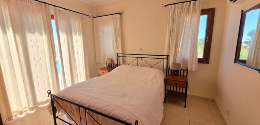 Paphos Peyia – Sea Caves 3Bdr Detached Villa For Rent DTC5467