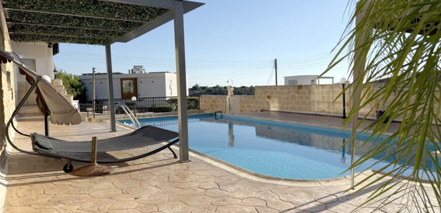 Paphos Tsada Detached Villa 4Bdr For Sale CPNC13001