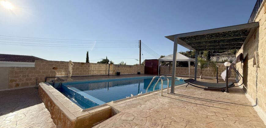 Paphos Tsada Detached Villa 4Bdr For Sale CPNC13001