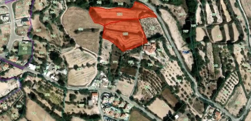 Paphos Tsada  Residential Land For Sale DTC5632